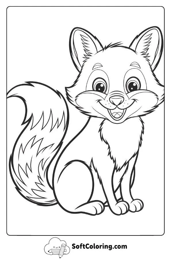 Adorable Fox With A Big Smile