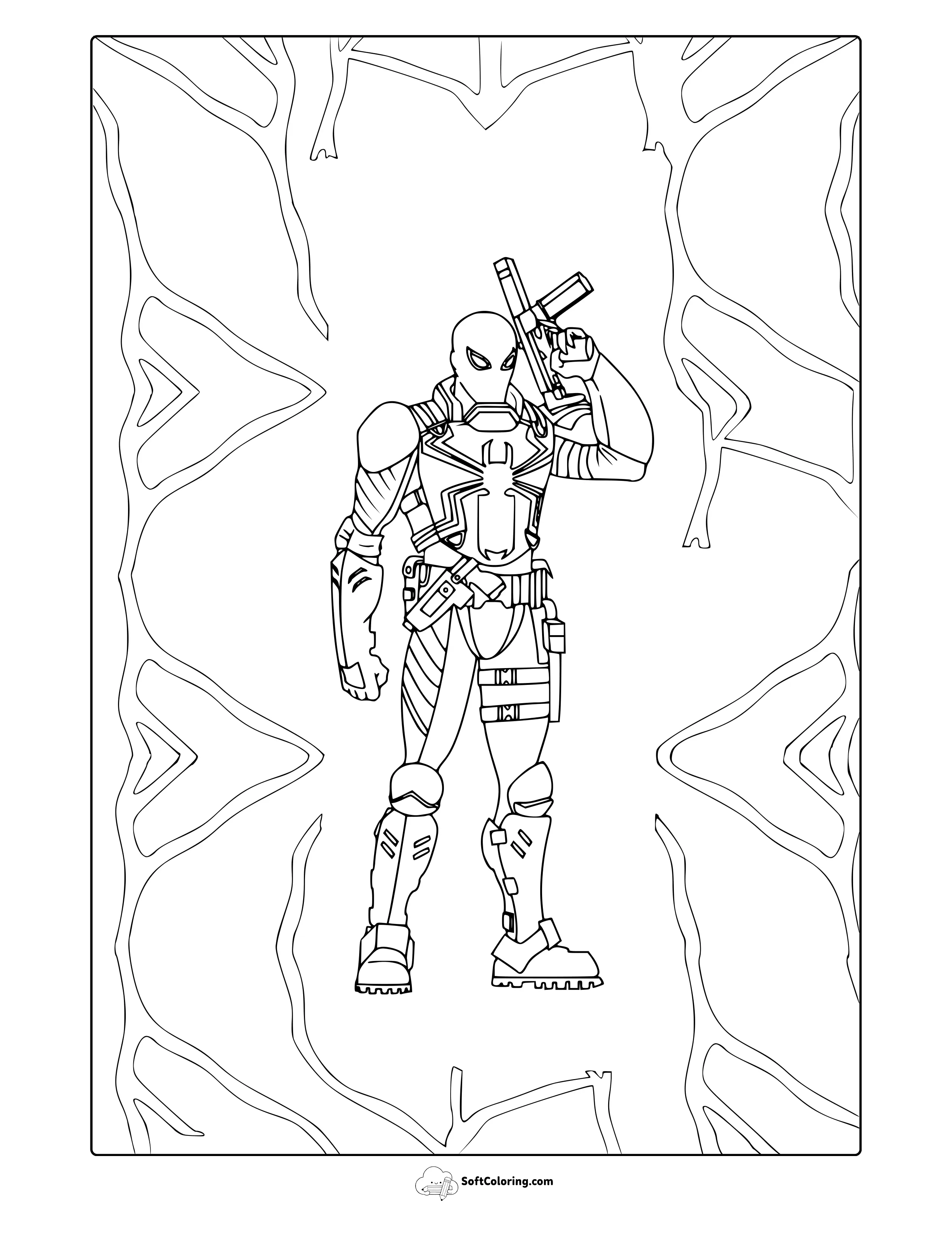 Agent Venom Coloring Page