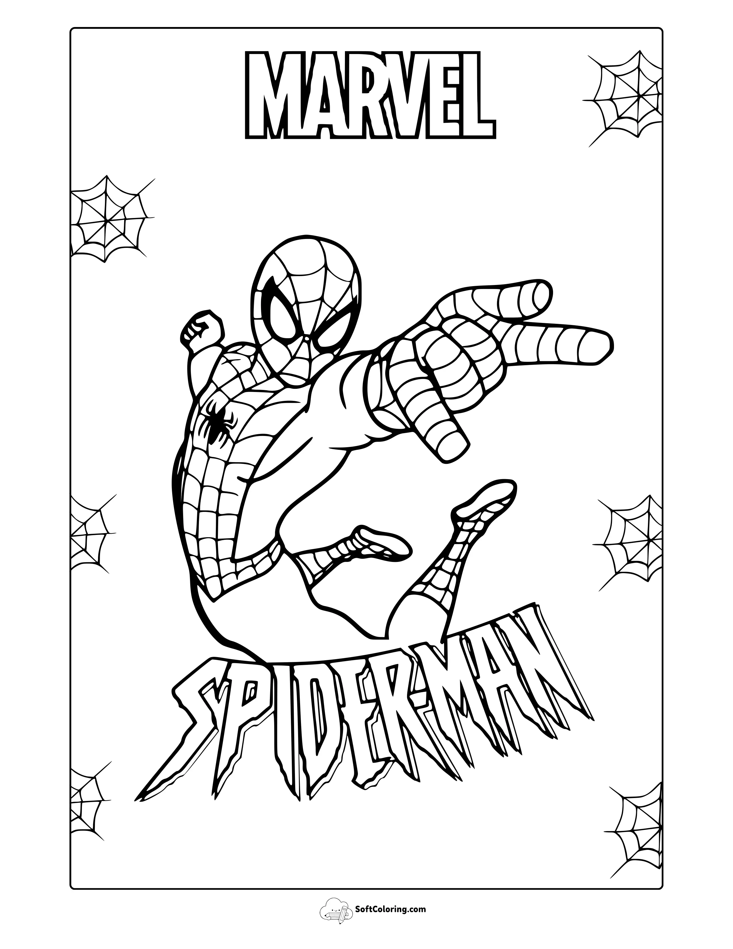 Amazing Spider-Man Coloring Page