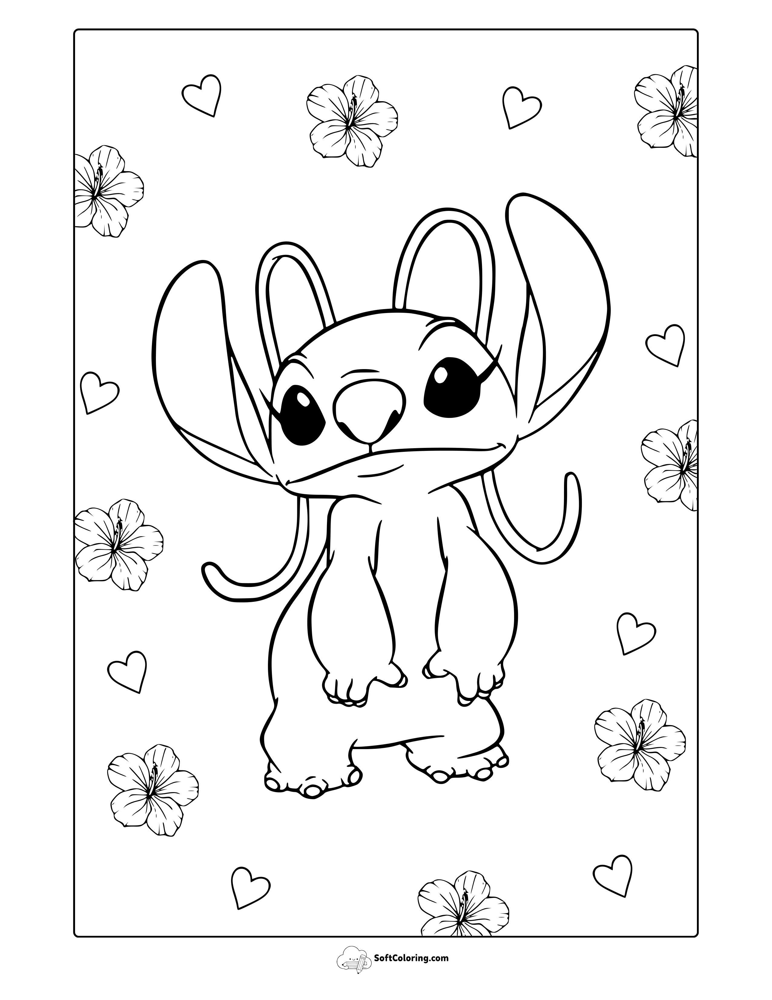 Angel Coloring Page