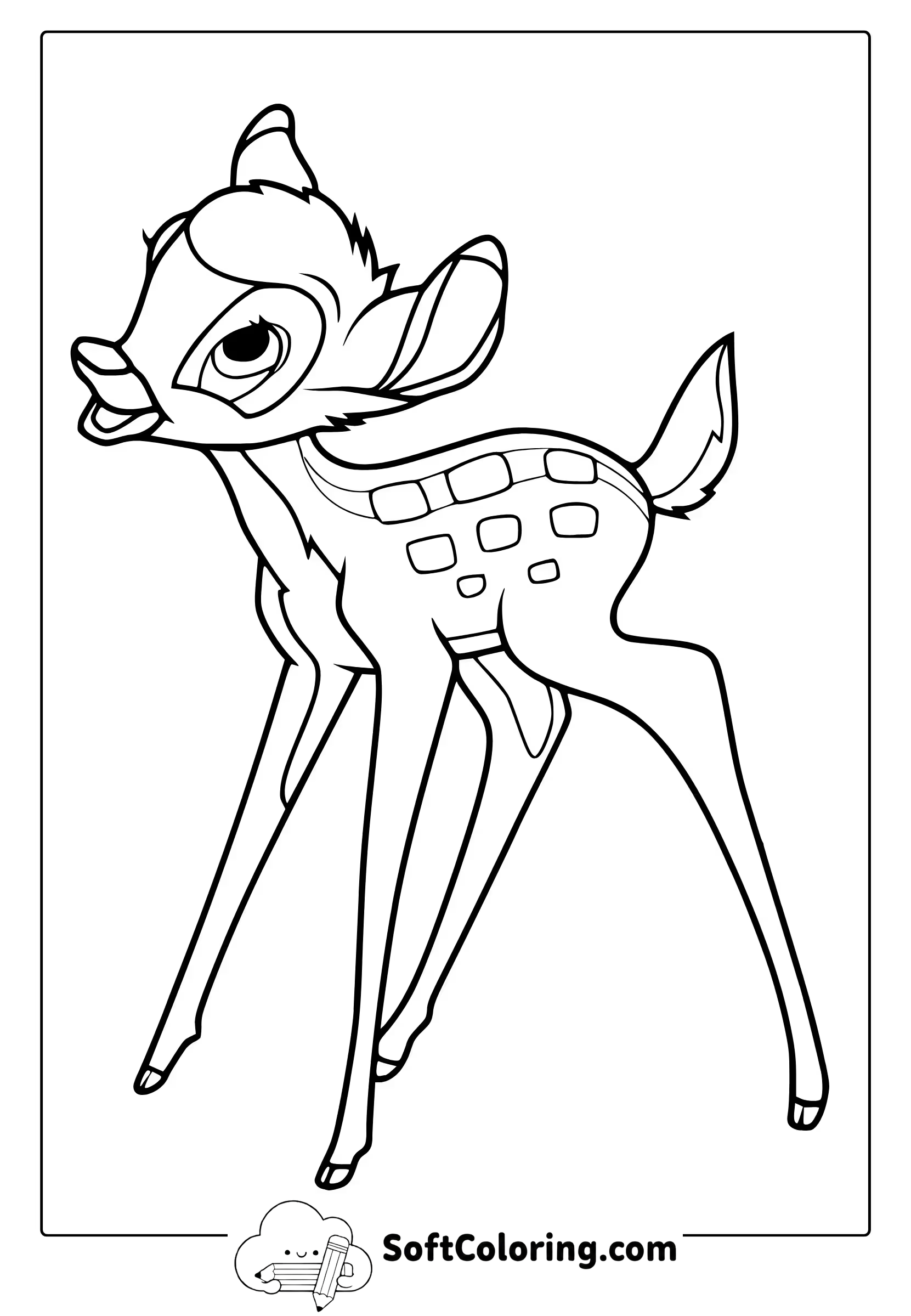 Bambi Coloring Page