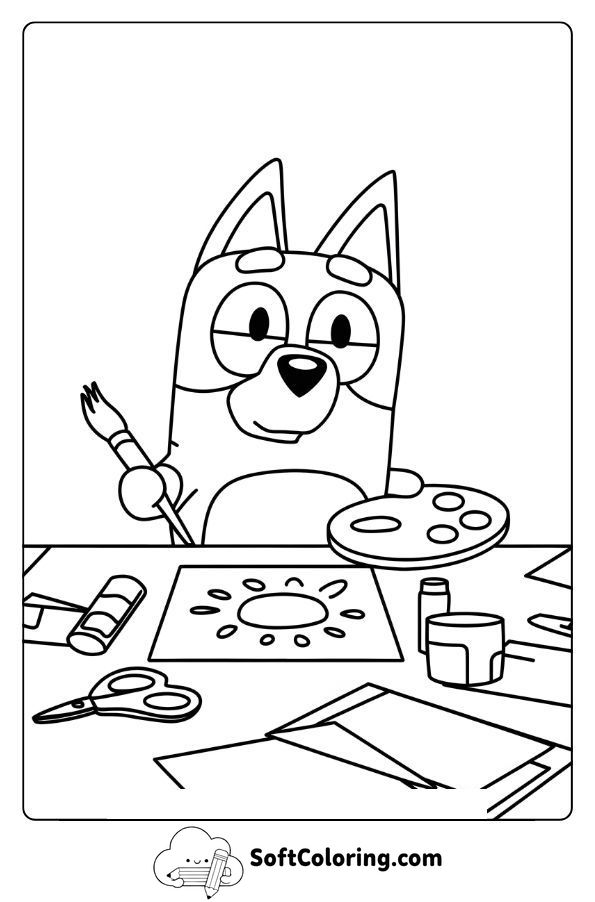 Bluey’s Art and Craft Day