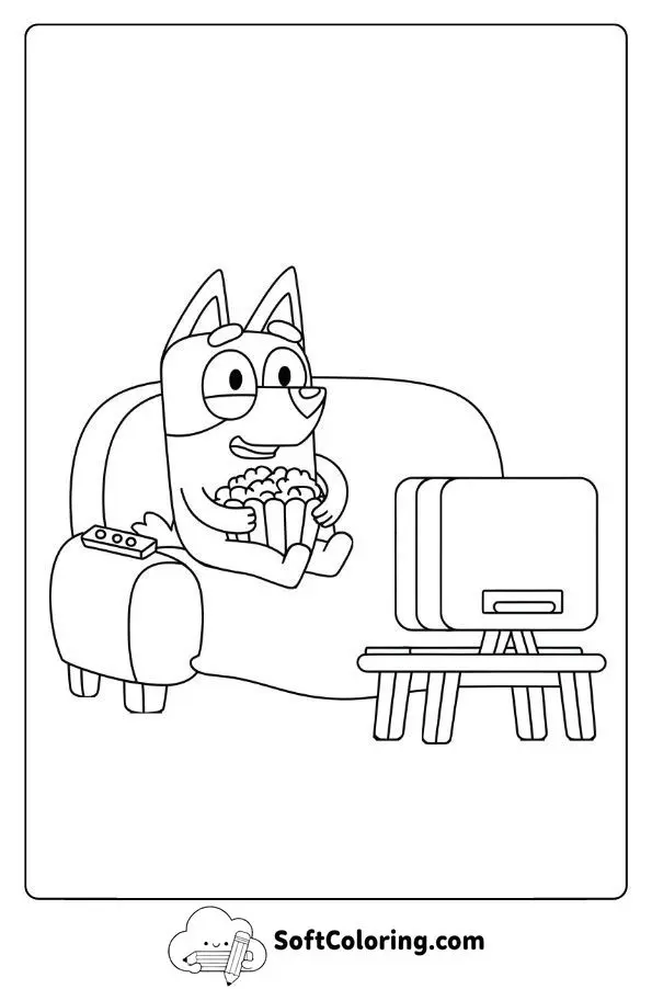 Bluey’s Cozy Movie Night