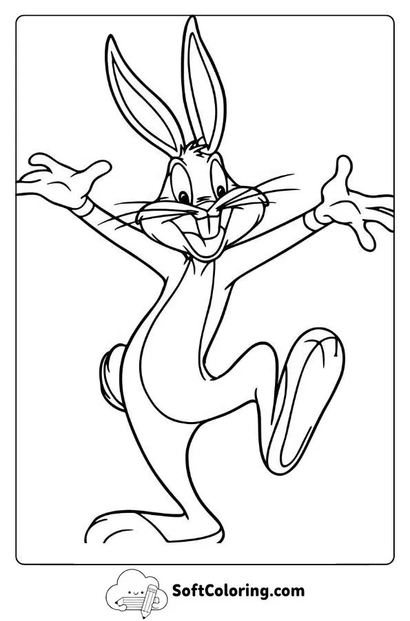 Bugs Bunny Dancing Happily