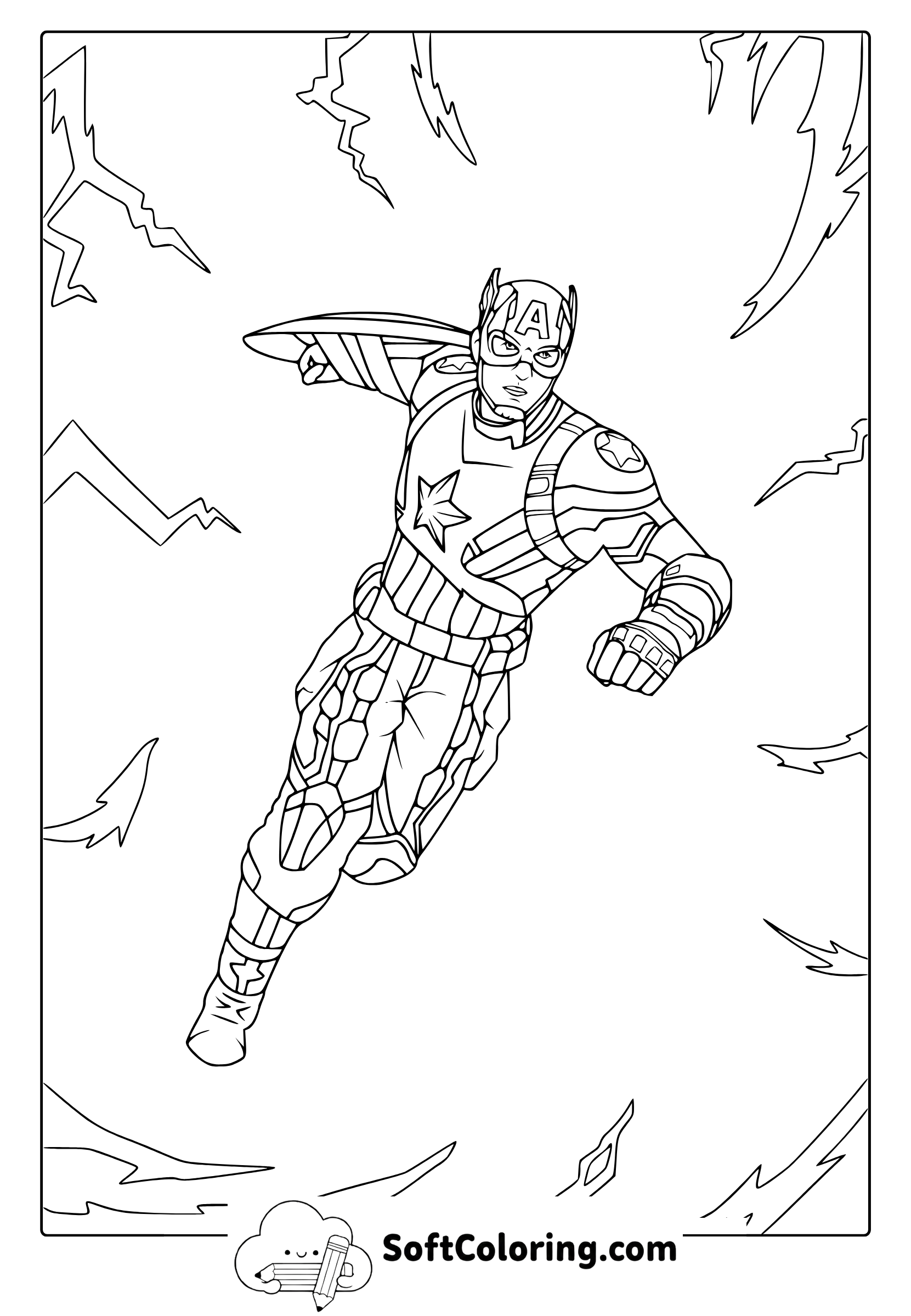 Captain America on a Mission