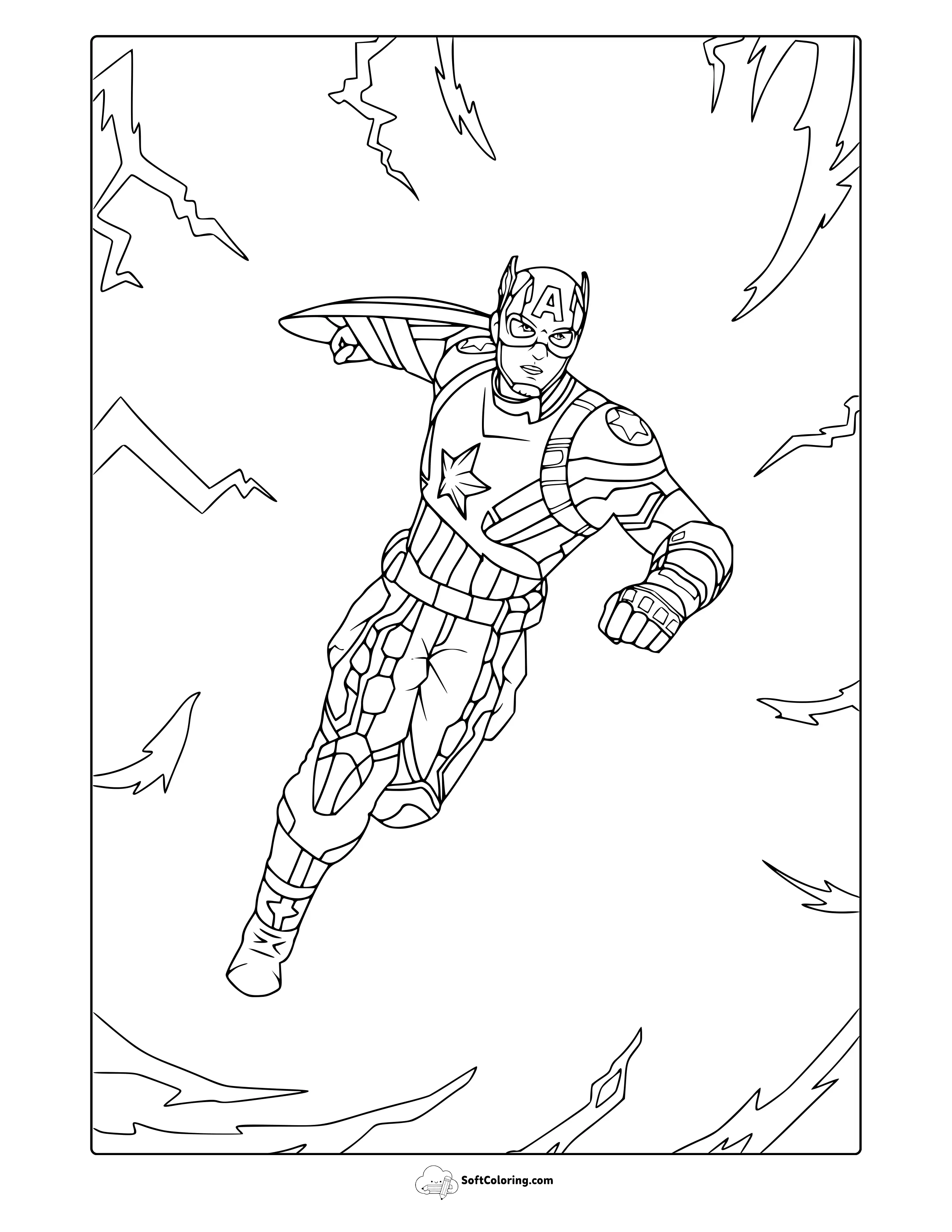 Captain America On A Mission