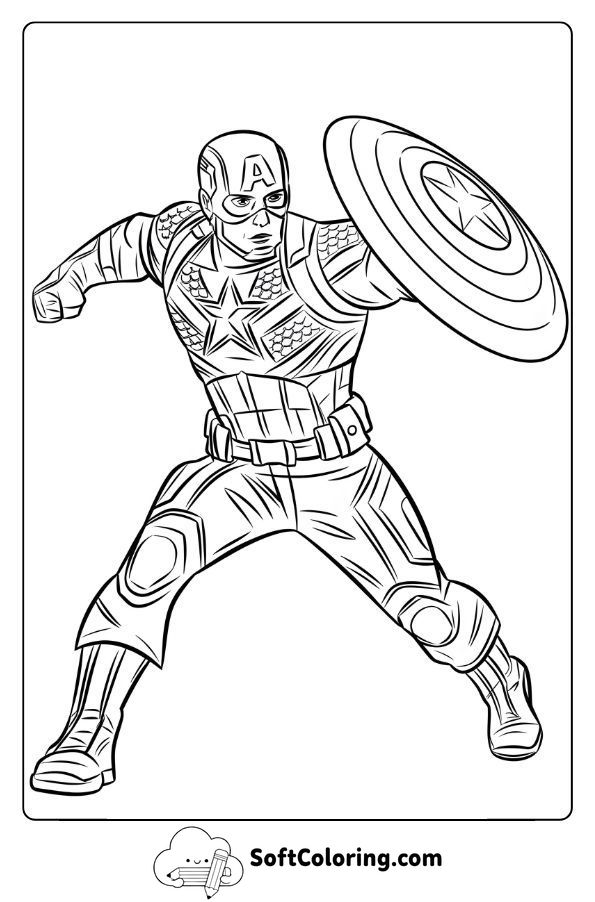 Captain America’s Shield Throw