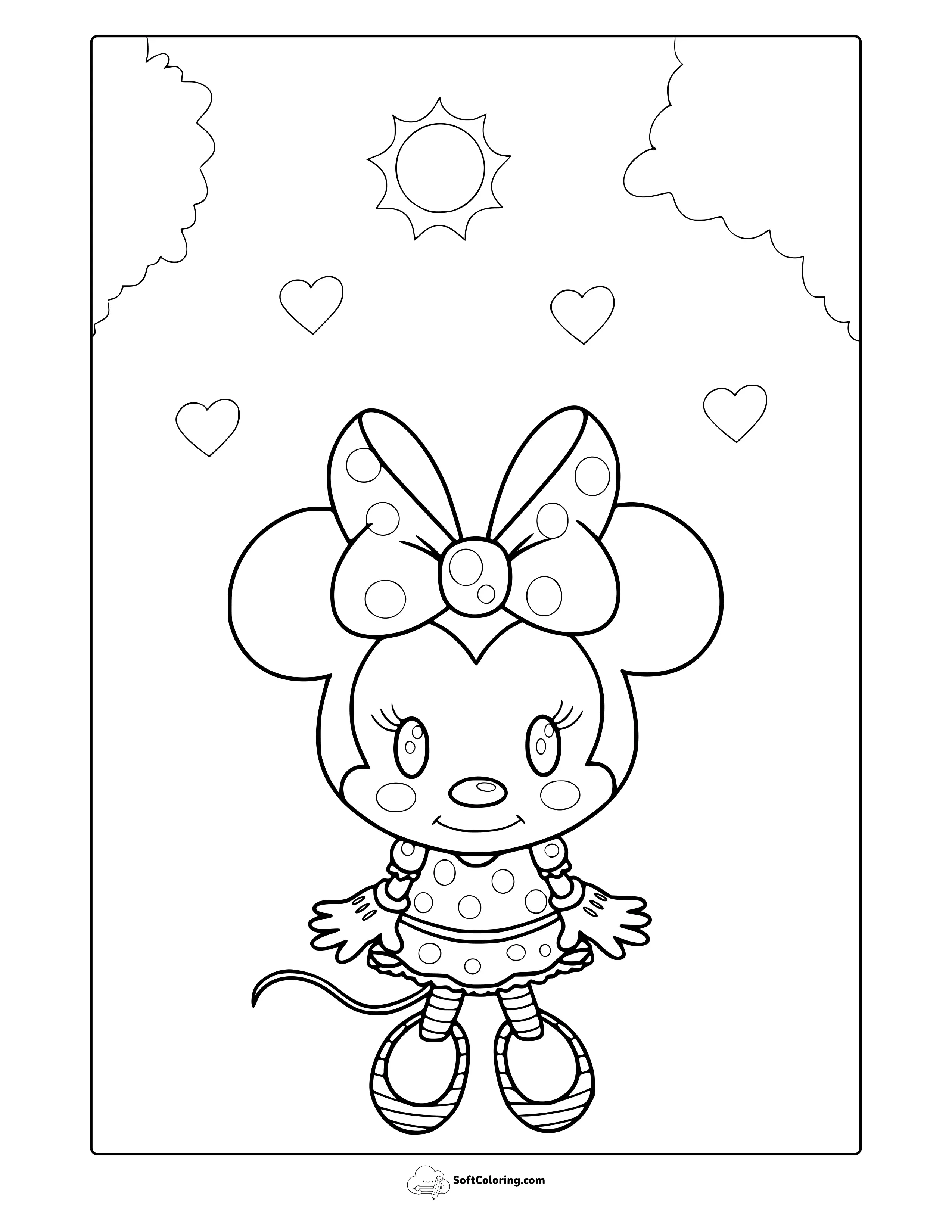 Cute Disney Coloring Page