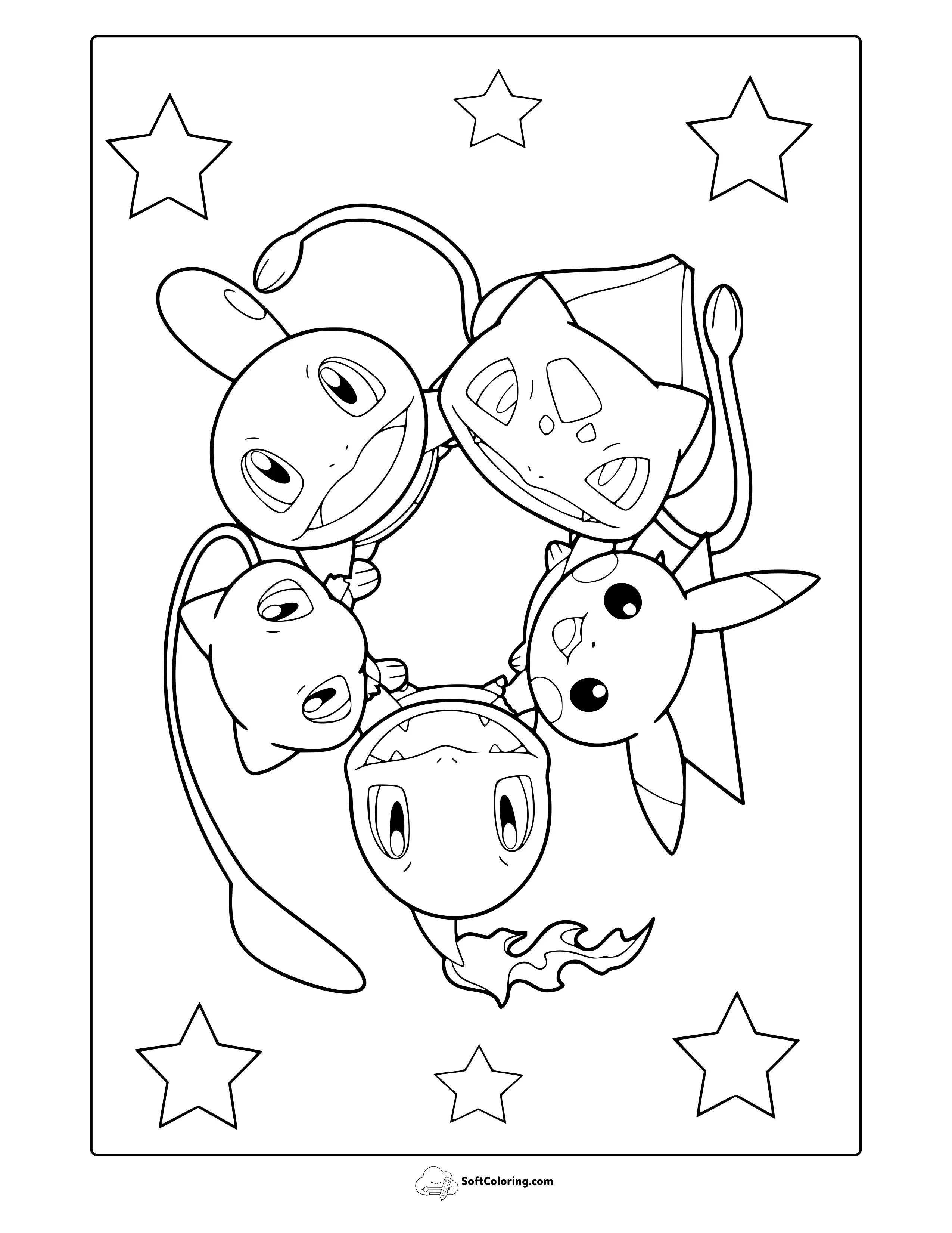 Cute Pokemon Coloring Page
