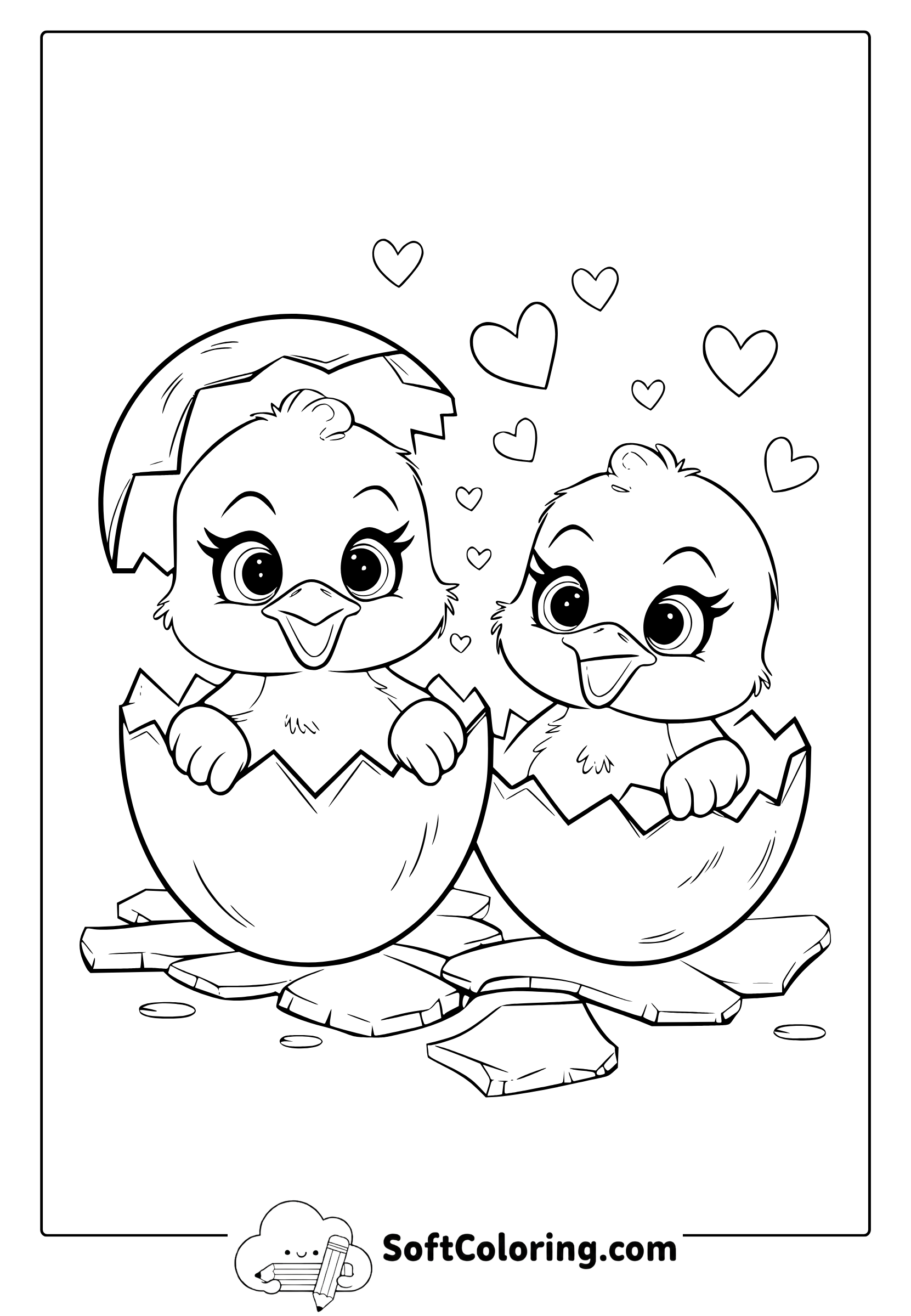 Cute Spring Chicks Hatching