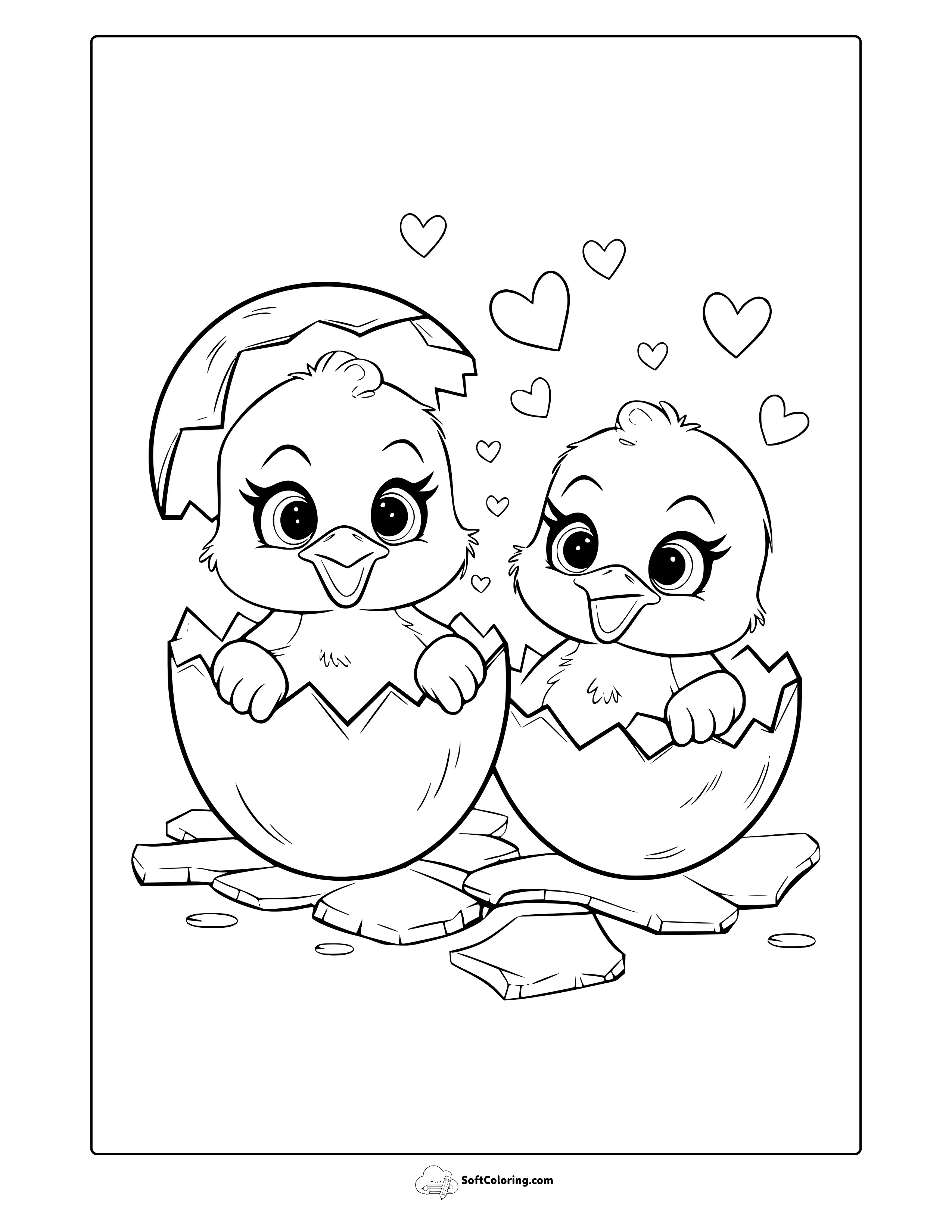 Cute Spring Chicks Hatching