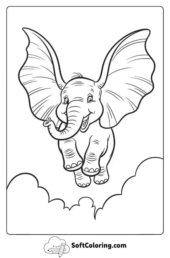 Dumbo Flying High With His Big Ears