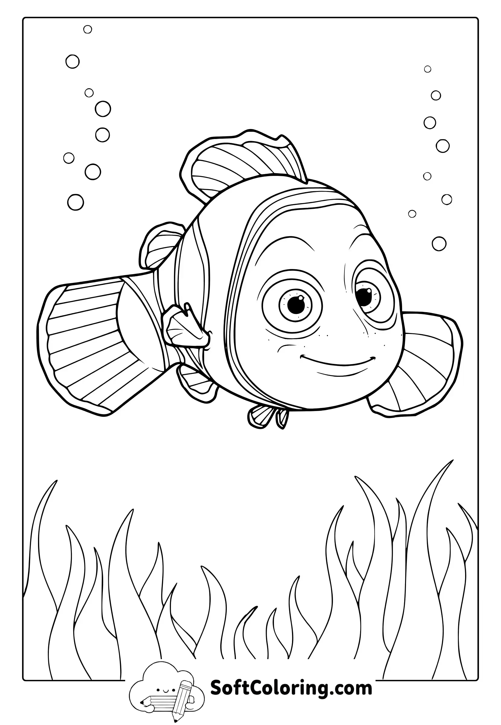 Finding Nemo Coloring Page
