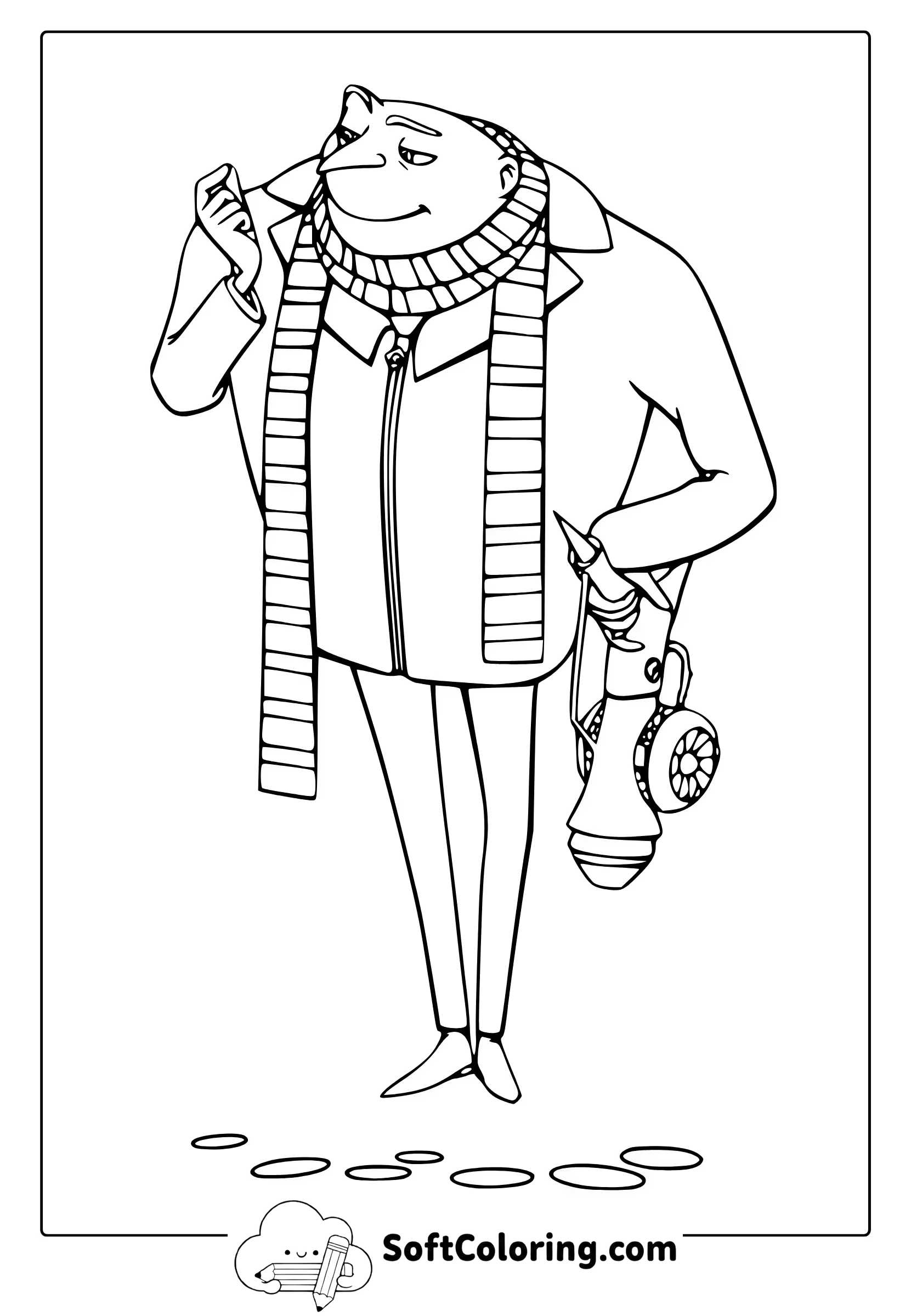 Gru Coloring Page