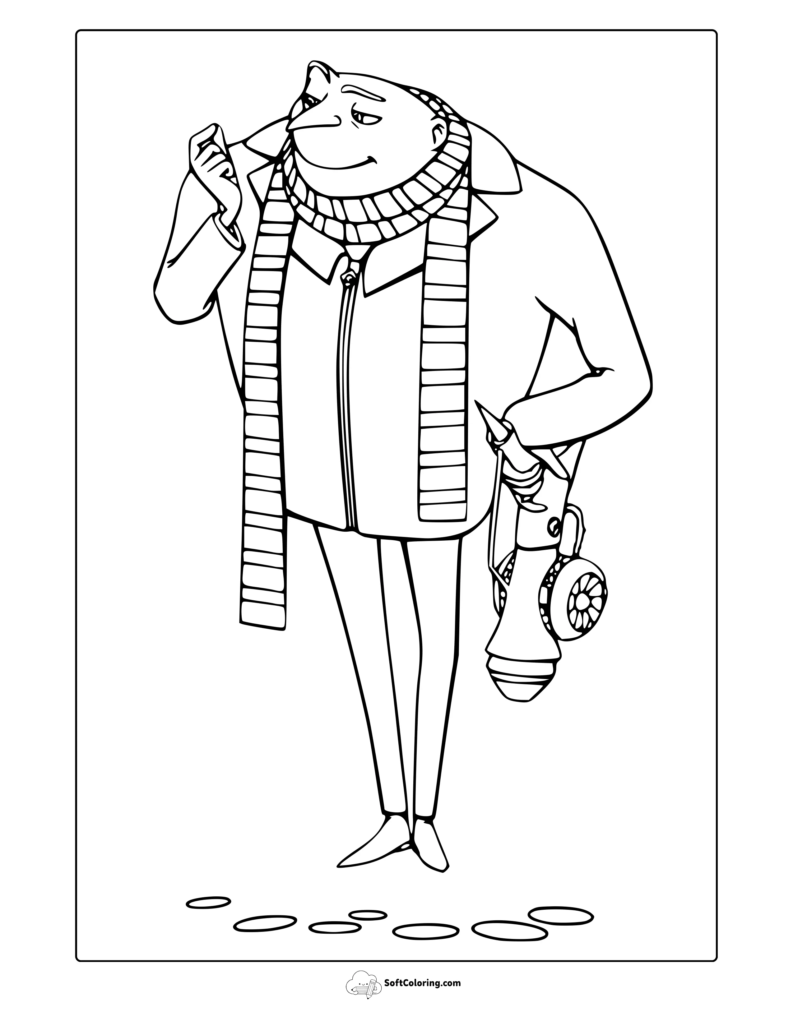 Gru Coloring Page