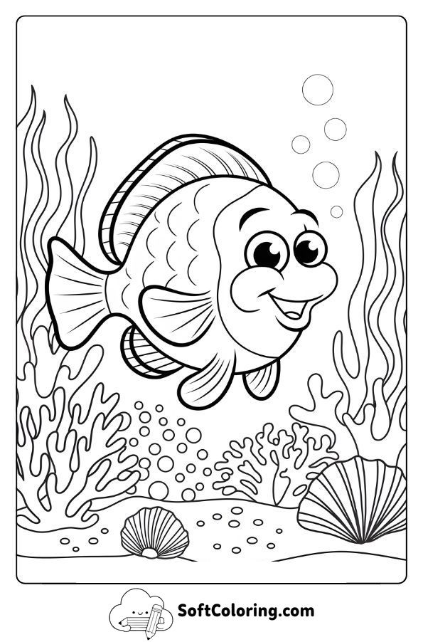 Happy Fish in a Vibrant Reef