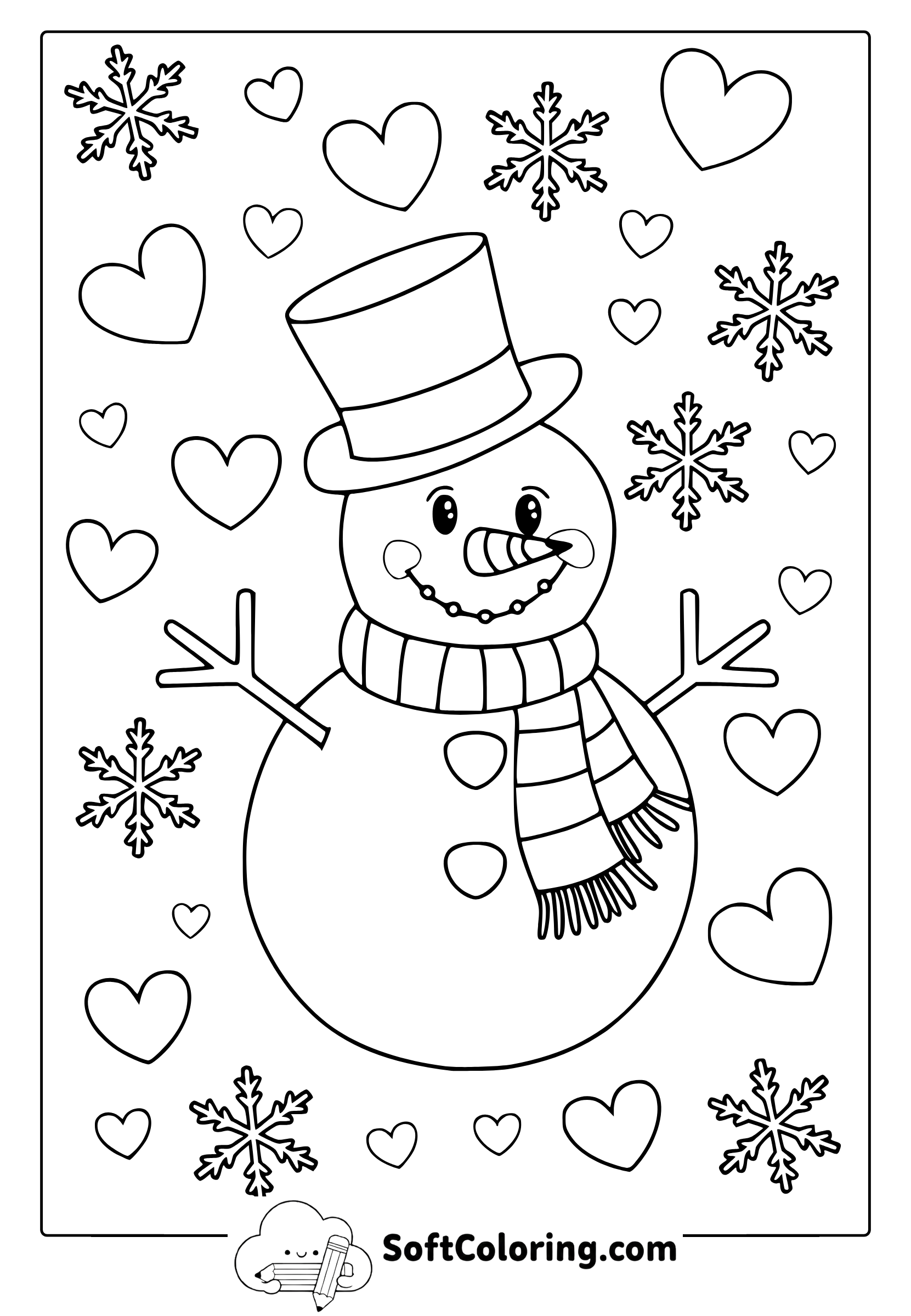 Hearts and Snow in February