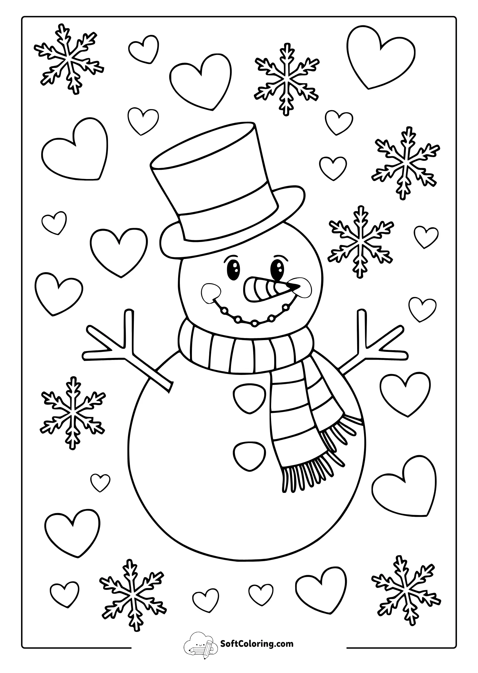 Hearts And Snow In February