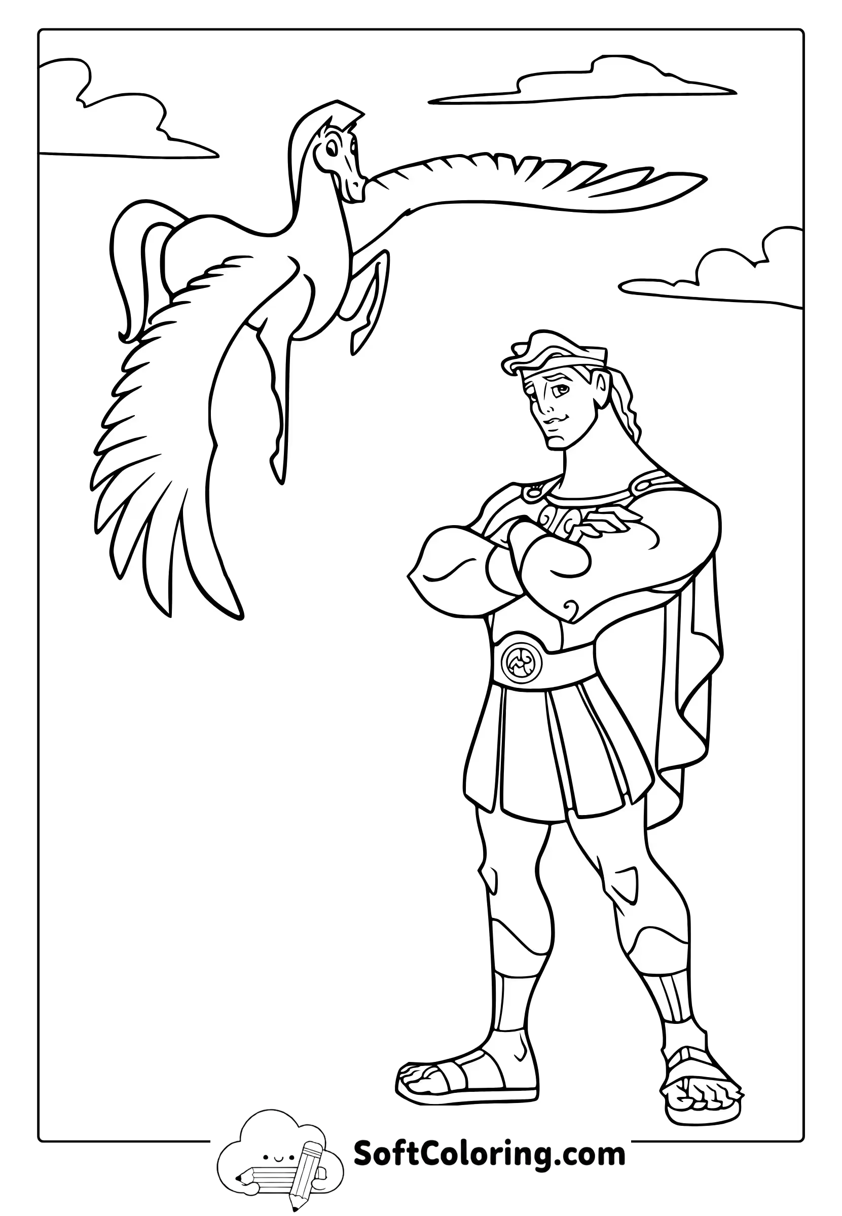 Hercules Coloring Page