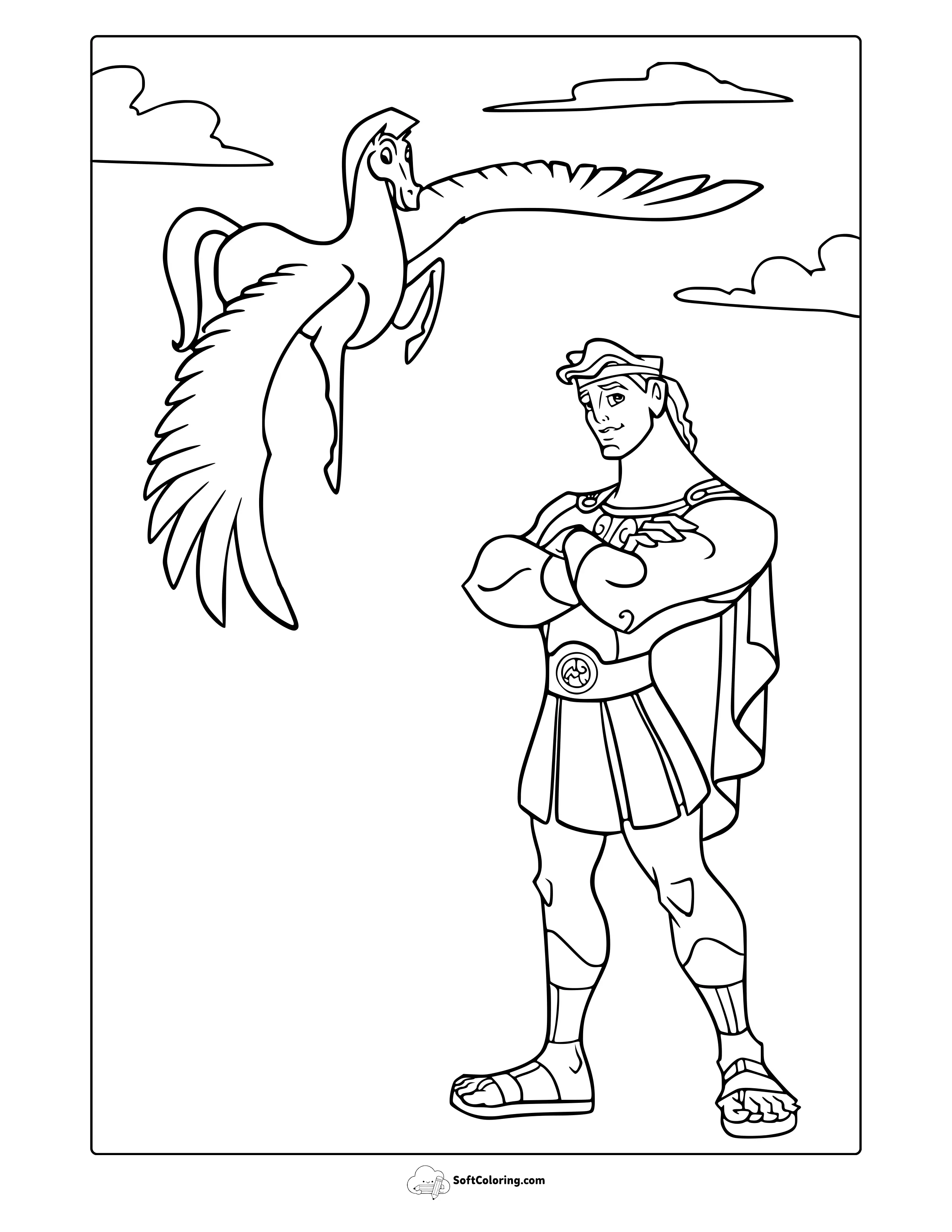 Hercules Coloring Page