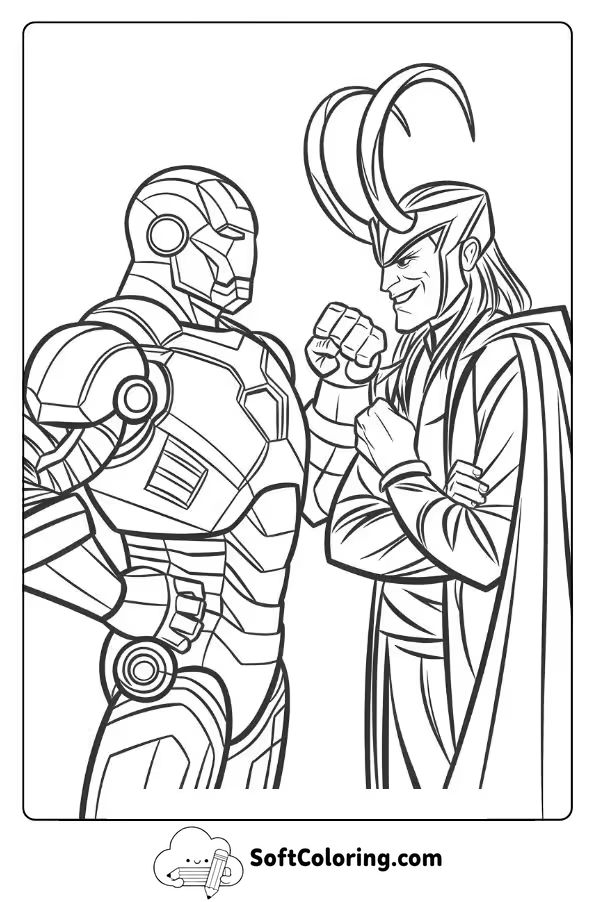Iron Man and Loki’s Sneaky Schemes