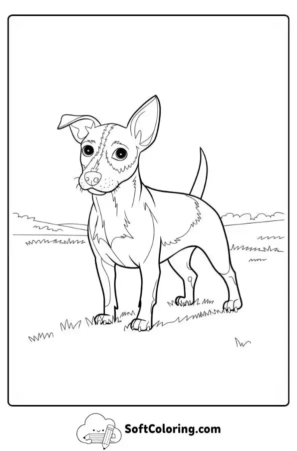 Jack Russell With Perked Ears