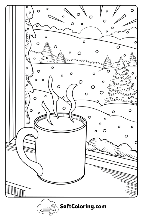 January Morning Coloring Pages