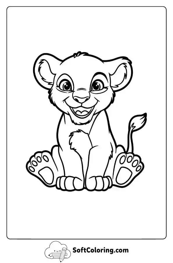 Little Lion Cub With A Big Grin