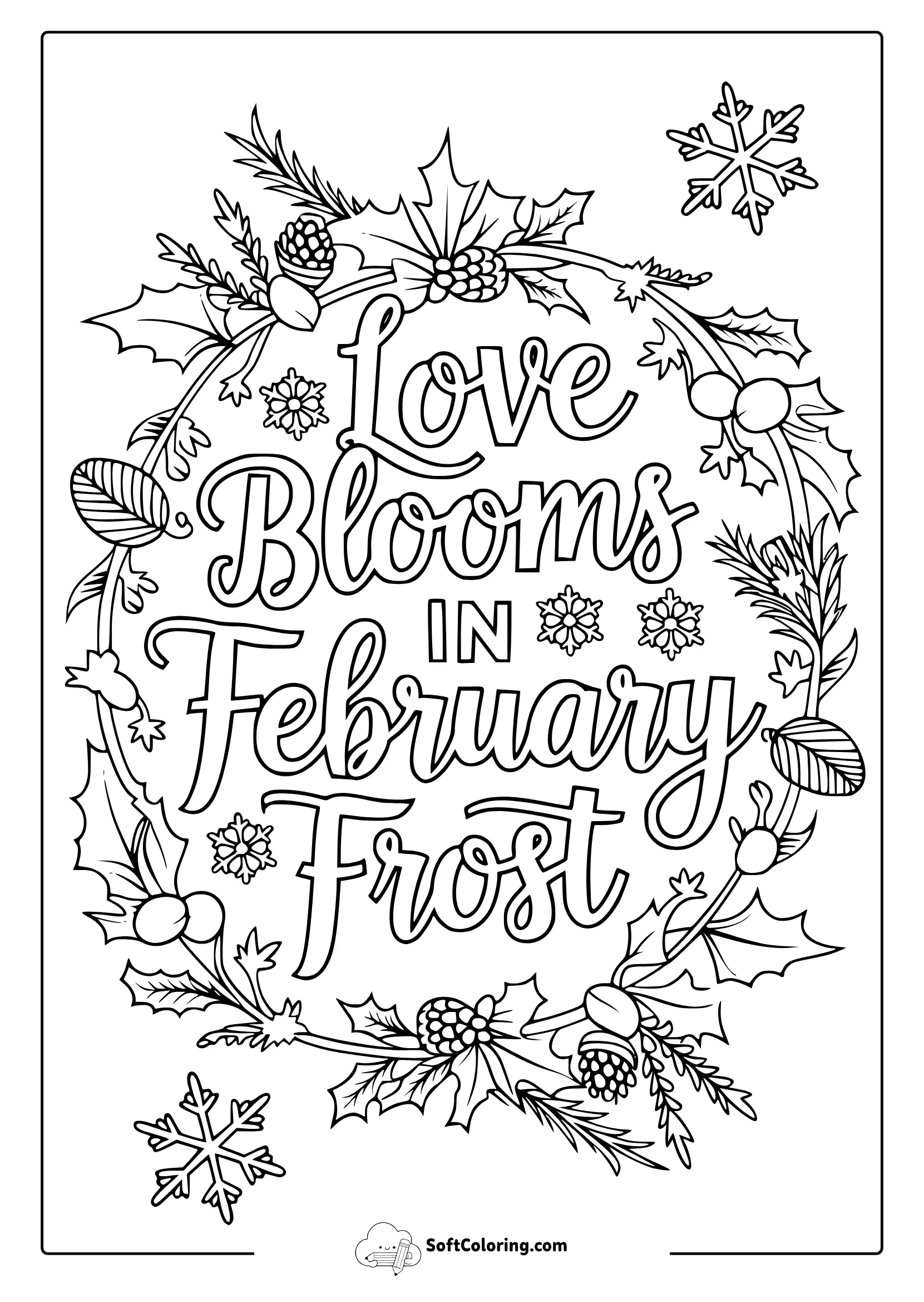 Love Blooms In February Frost