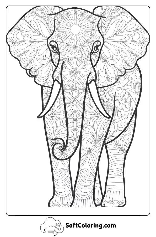 Mandala Elephant