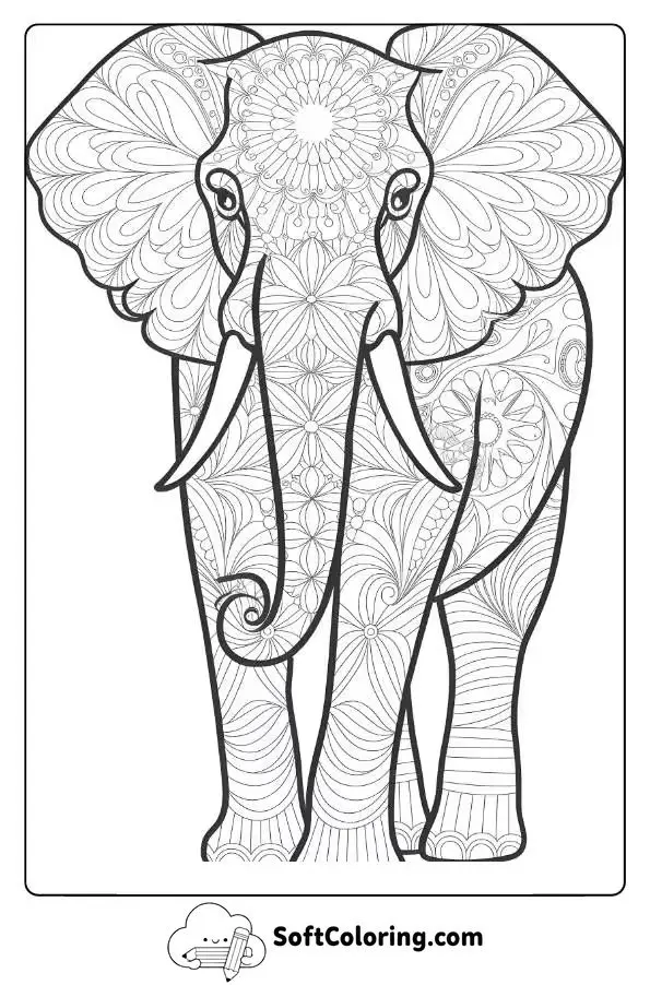 Mandala Elephant