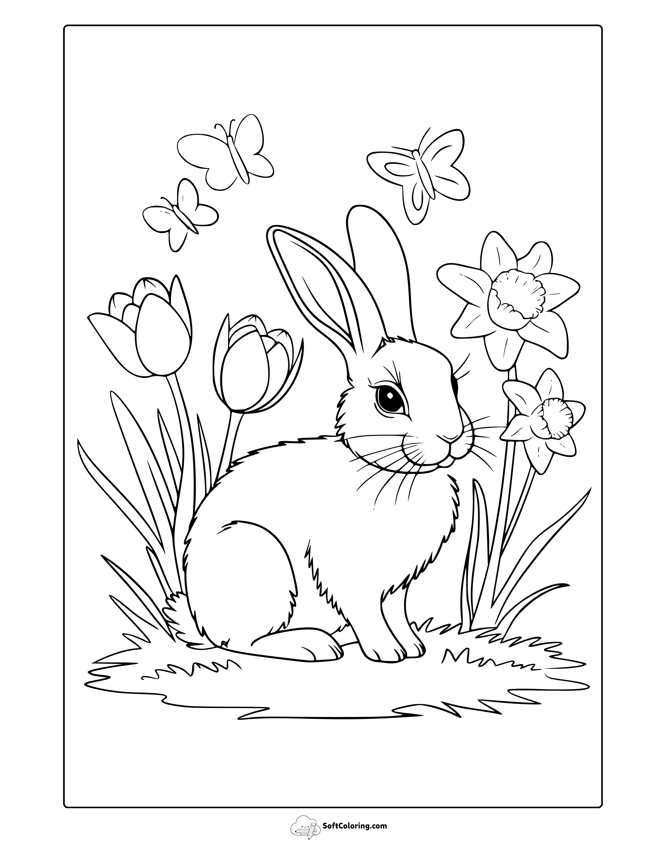 March Animals: A Coloring Adventure