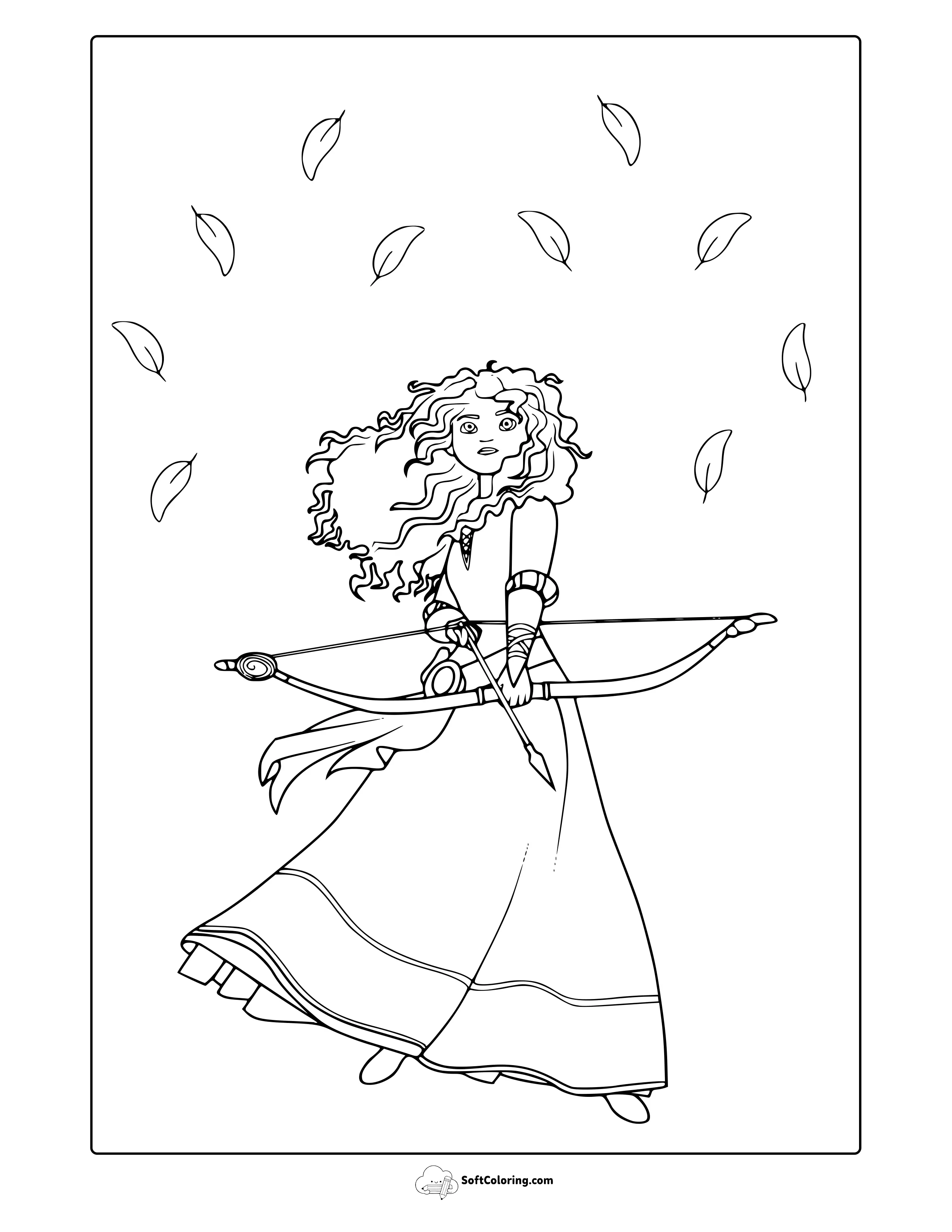 Merida Coloring Page