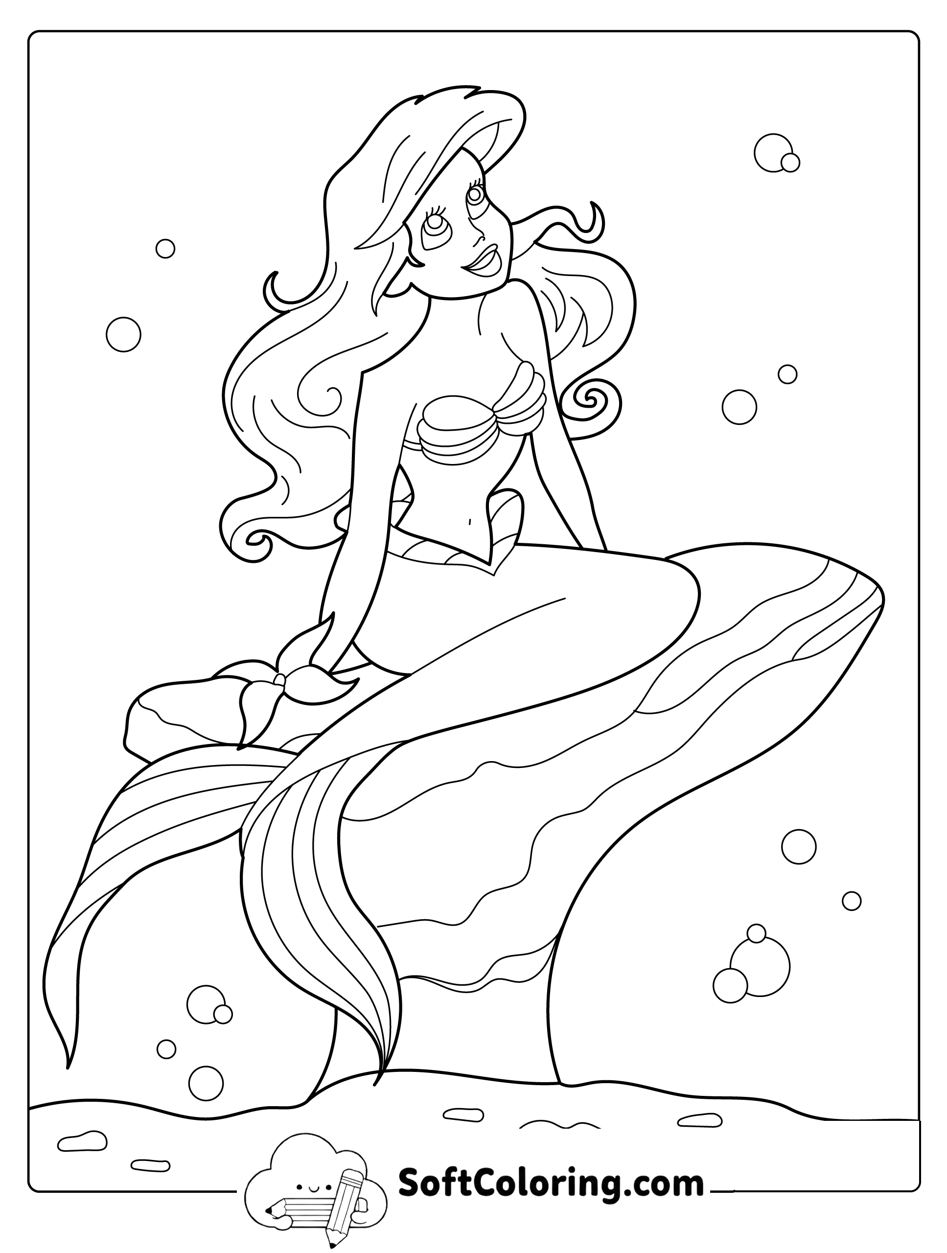 Mermaid Coloring Pages