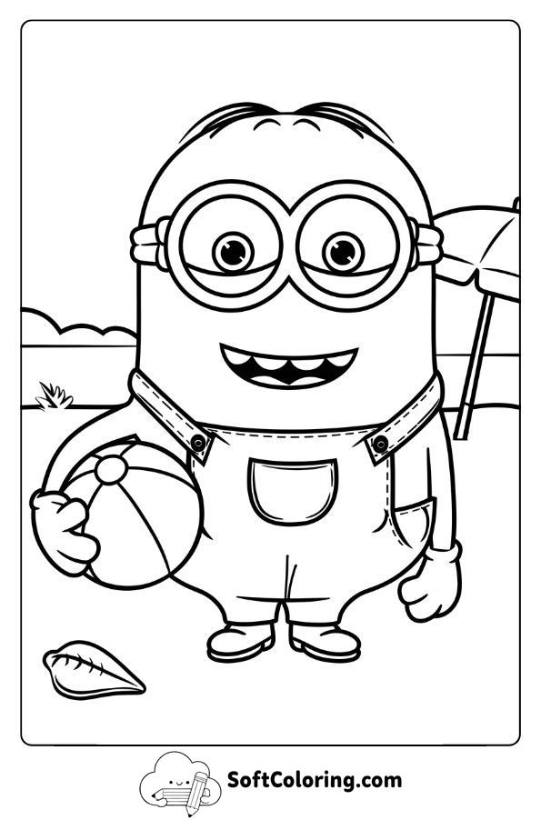 Minion on the Beach