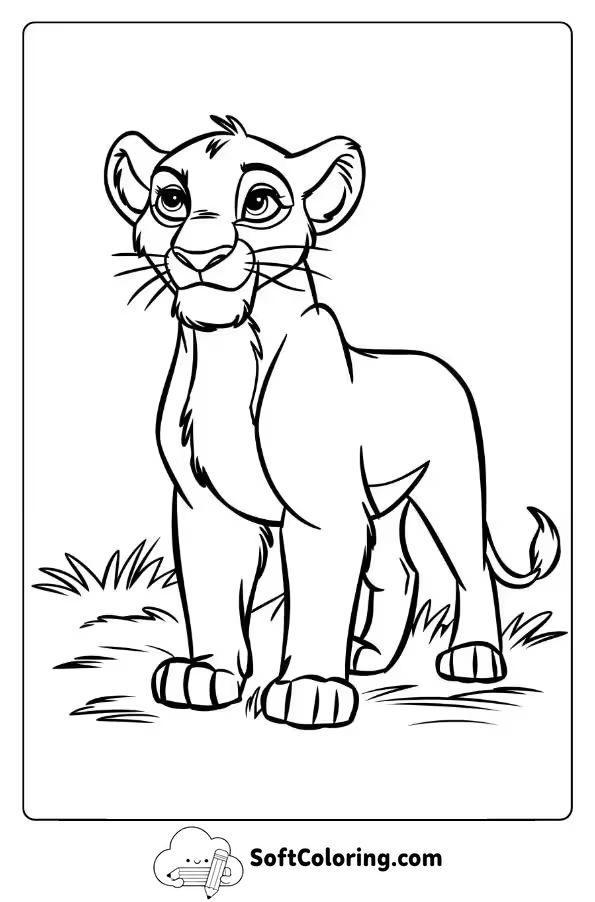 Nala Protecting The Pride With Courage