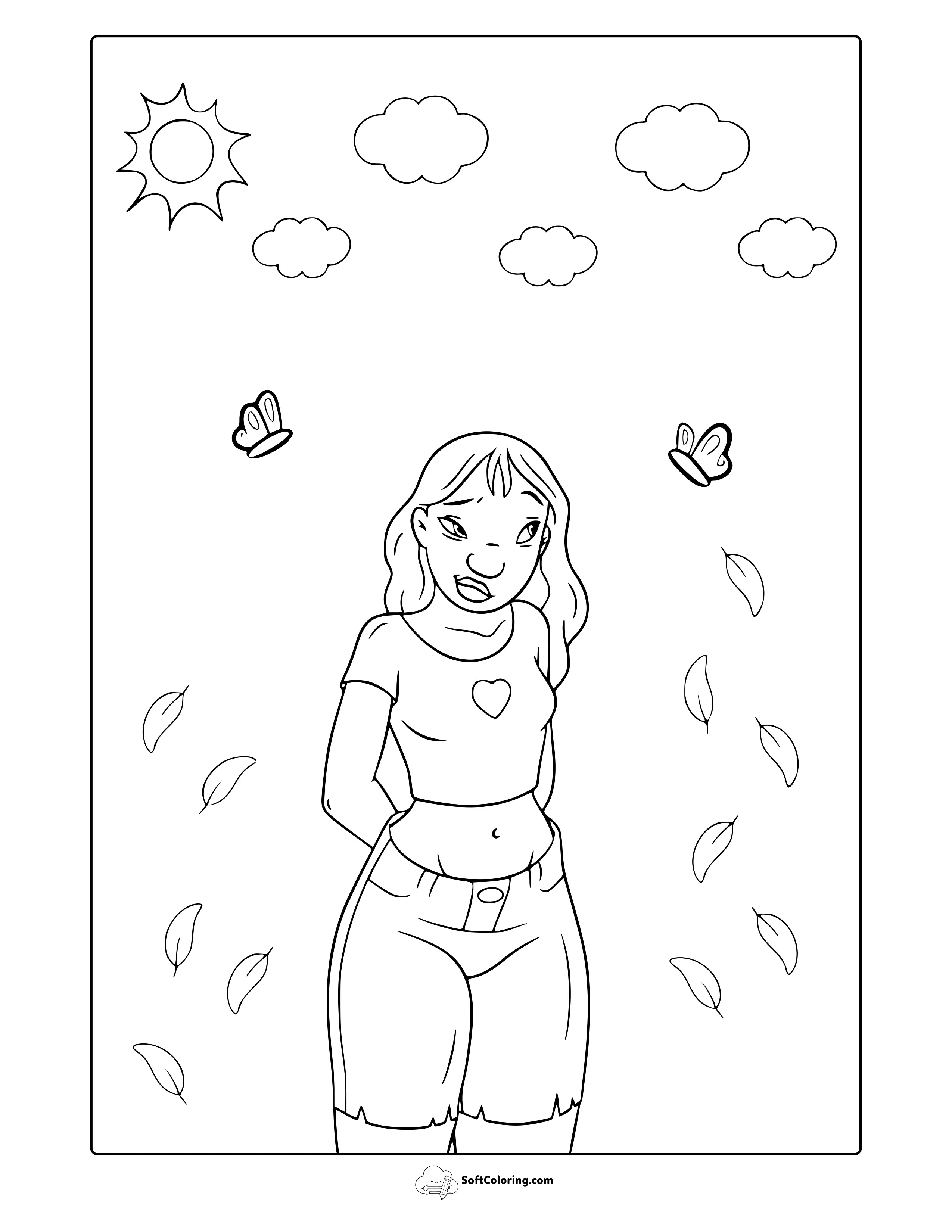 Nani Pelekai Coloring Page