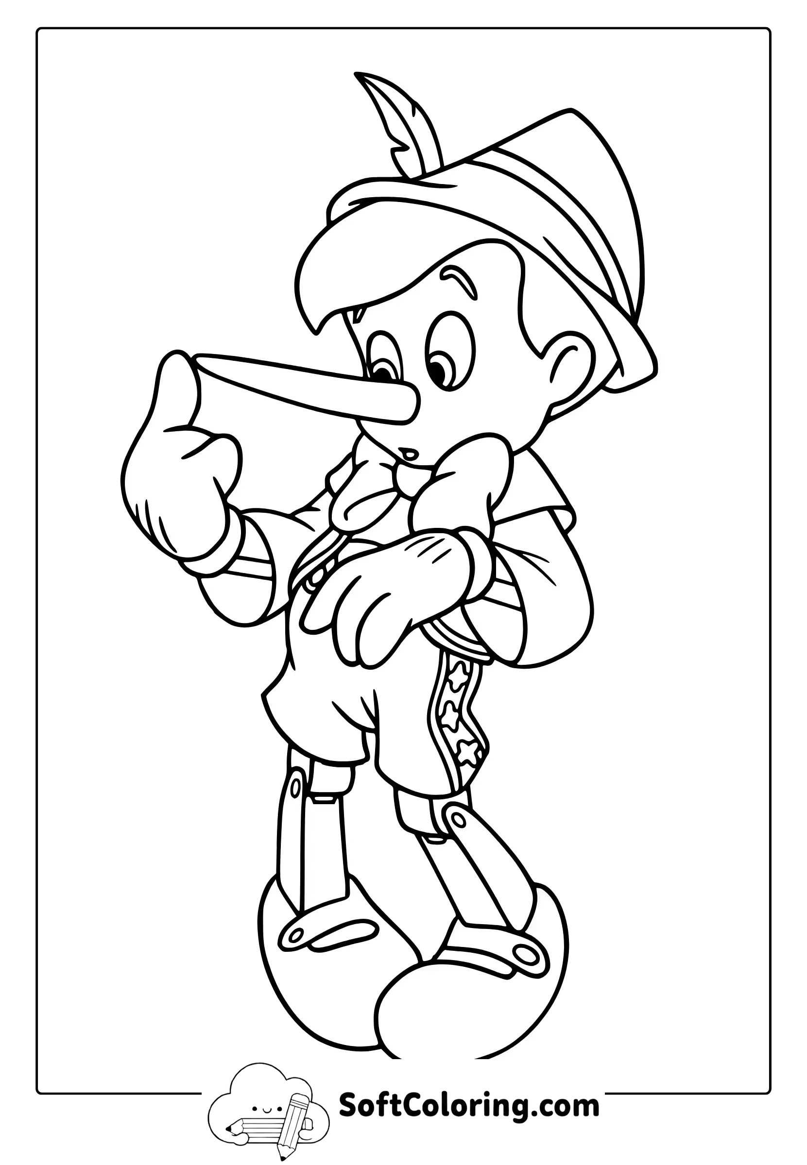 Pinocchio Coloring Page
