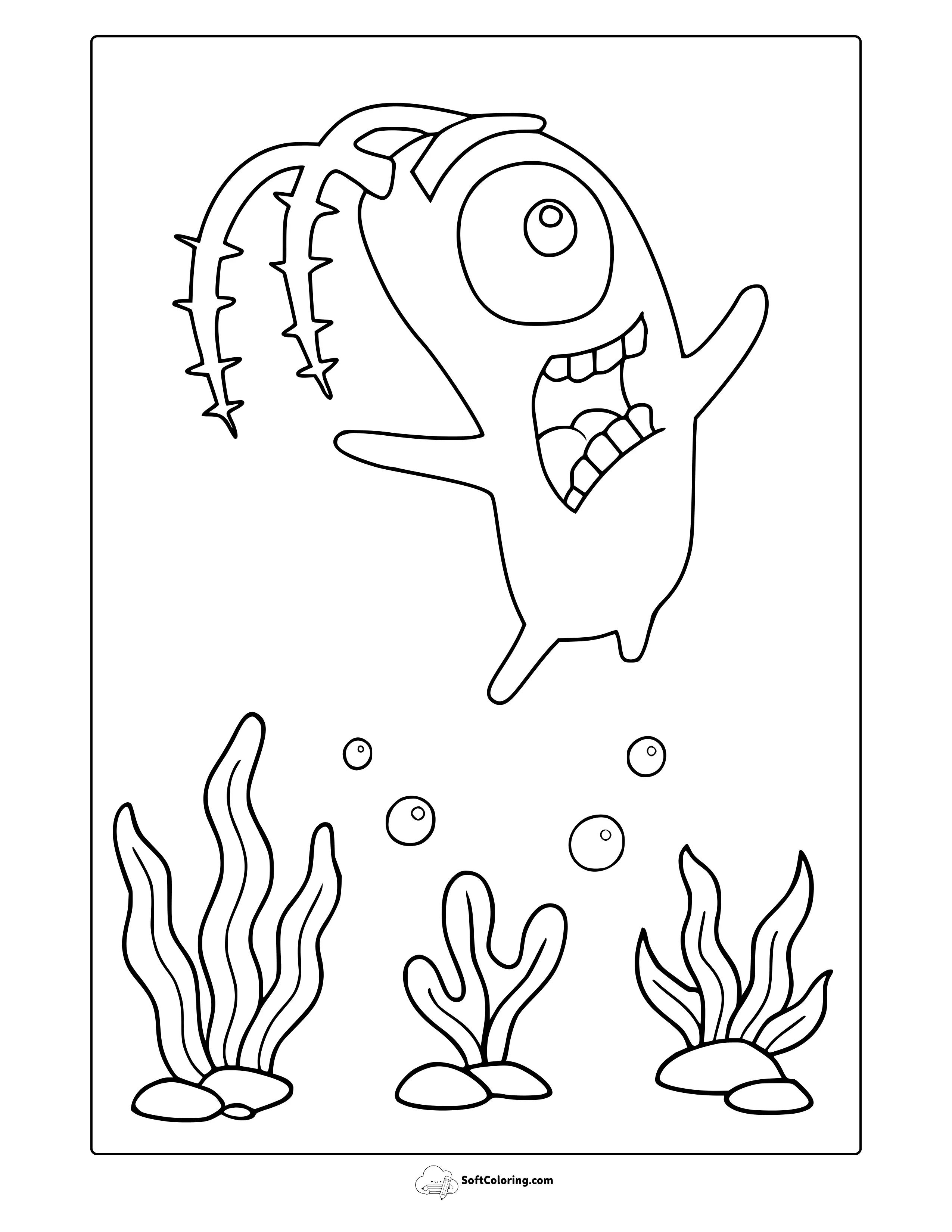 Plankton Coloring Page