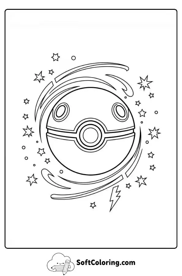 Pokemon Adult Coloring Page