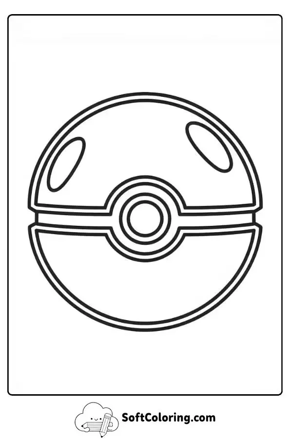 Pokemon Ball Coloring Page