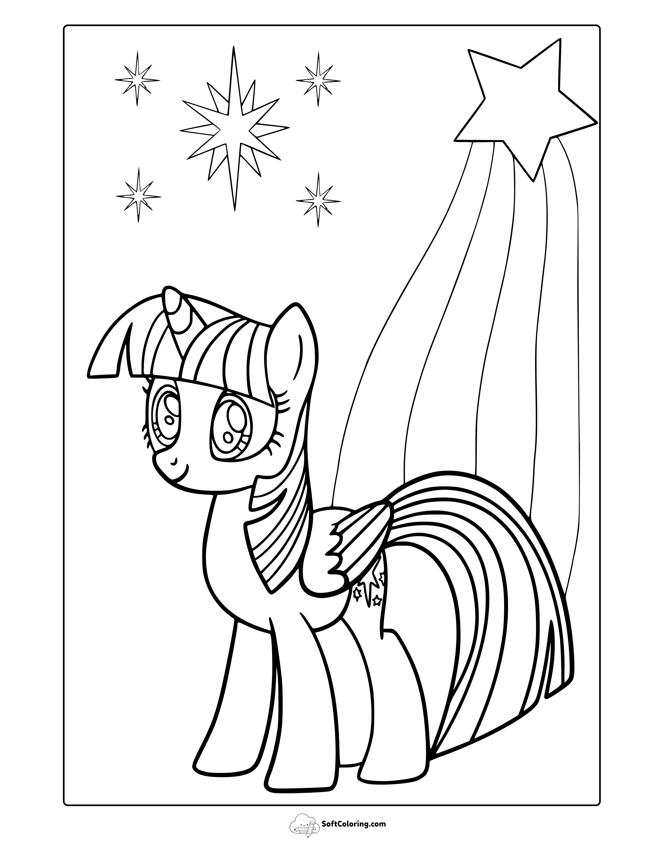 Princess Twilight Sparkle Coloring Page