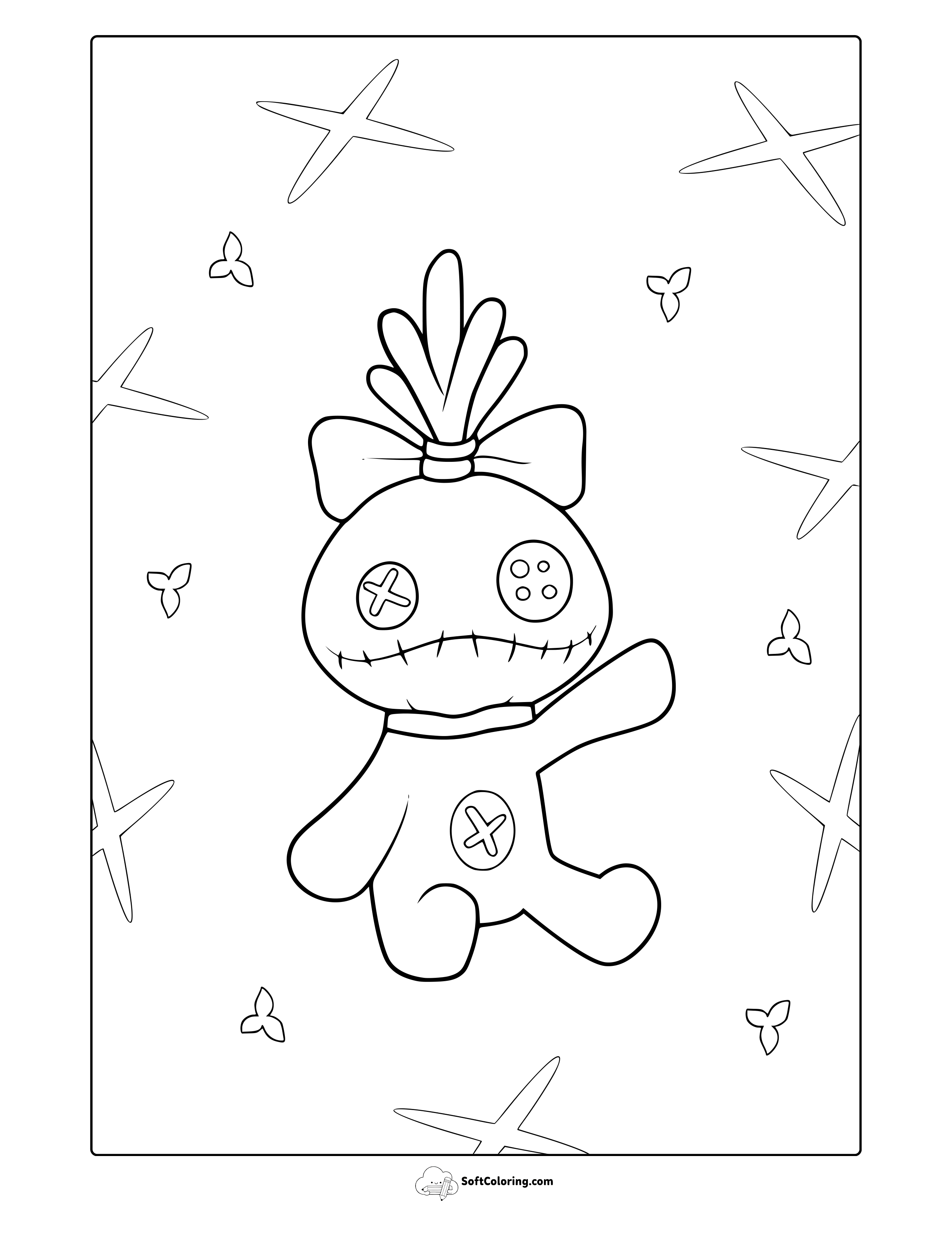 Scrump Coloring Page