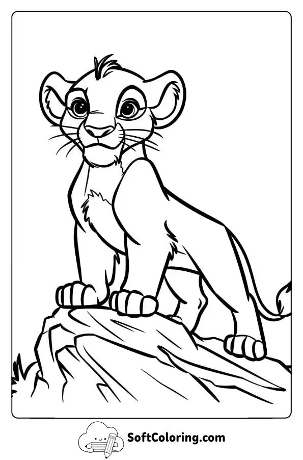 Simba Ruling The Pride Lands