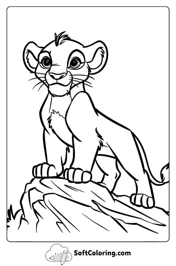 Simba Ruling The Pride Lands