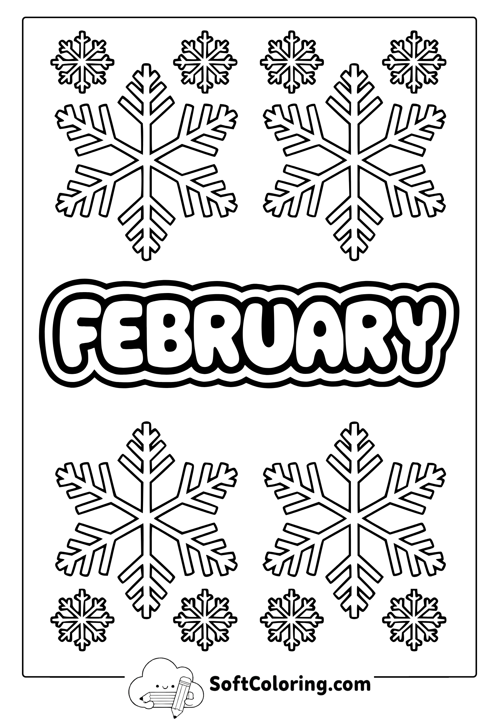 Snowflakes Dance in February