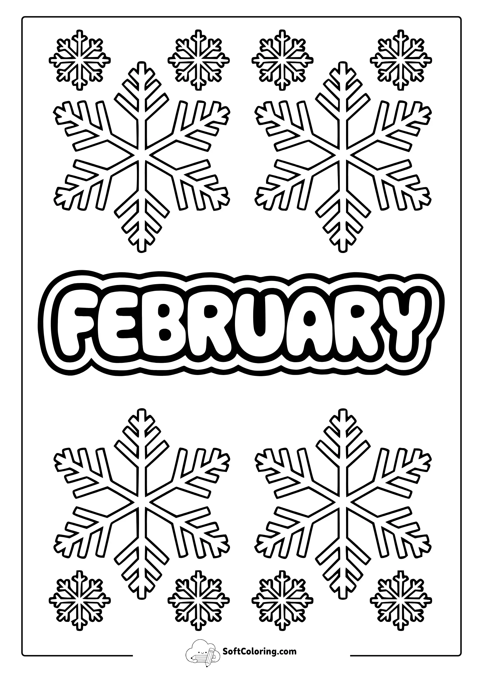 Snowflakes Dance In February