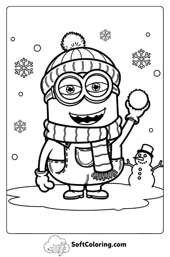 Snowy Minion Wonderland