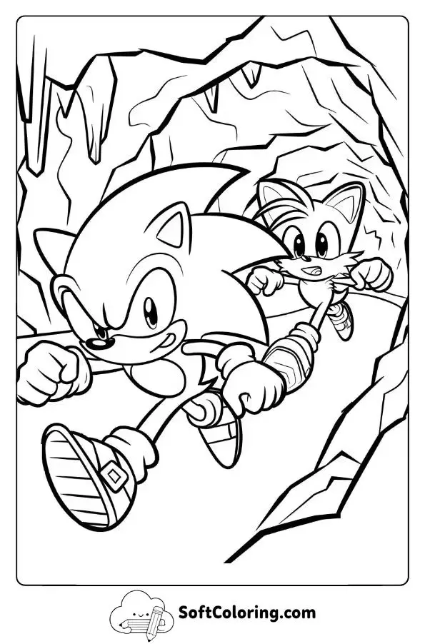 Sonic Racing Tails In Mystic Cave
