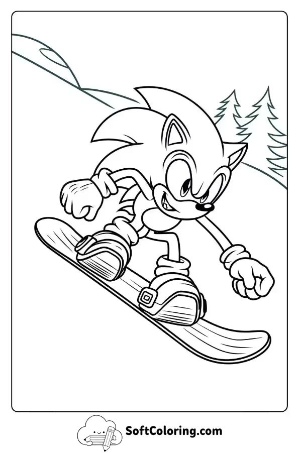 Sonic’s Snowboard Ride